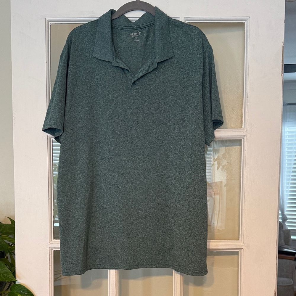 Old Navy Men's Forest Green Polo Shirt